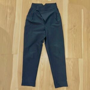 ADAY Women’s Portfolio Cross Over Snap High Waist Stretch Pants